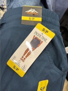 Pacific Trail Women's Slate Blue Elastic Waist Shorts